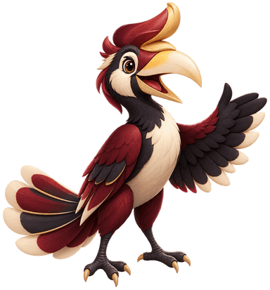 Piko, the Southeastics hornbill guide